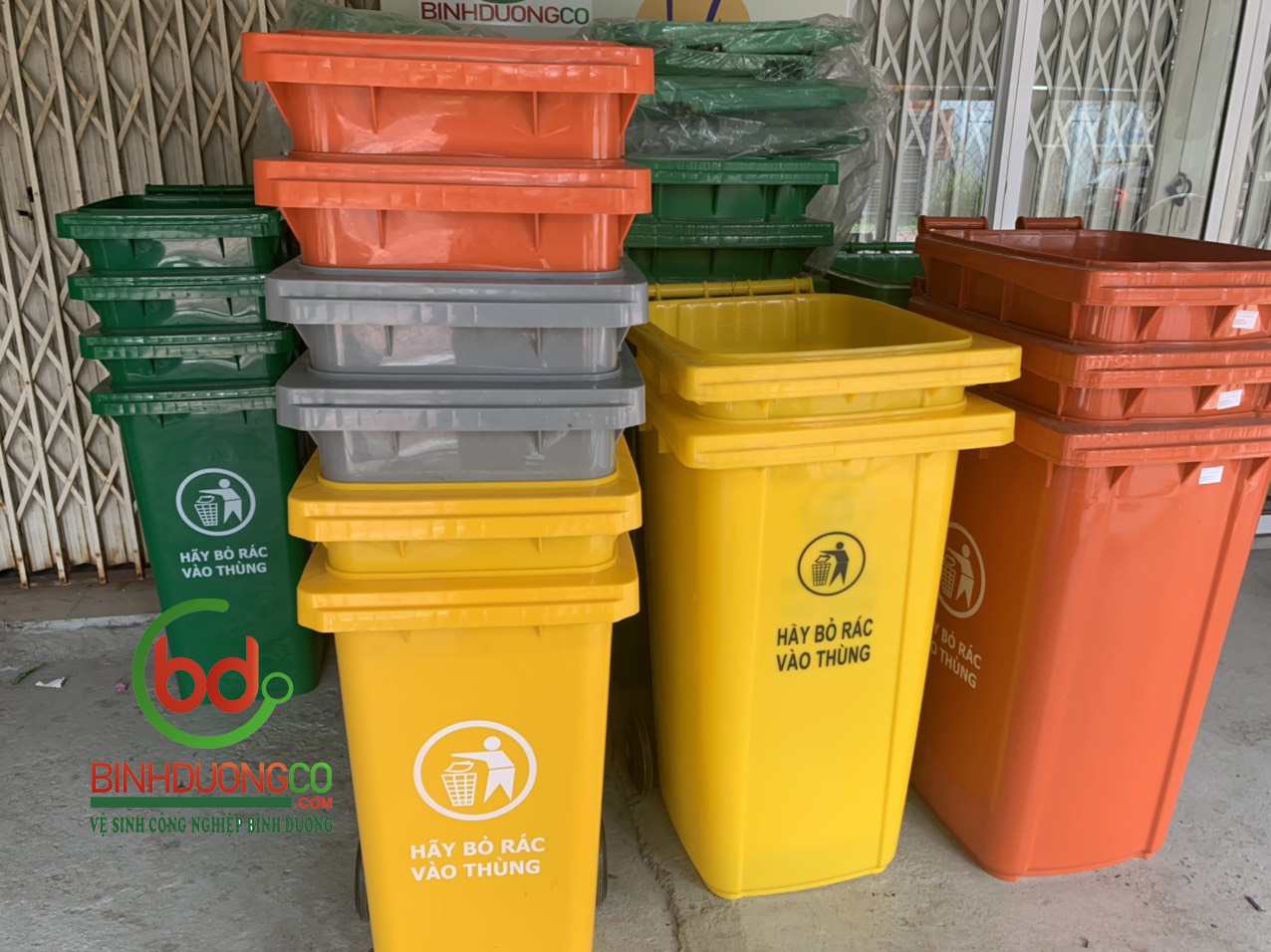 Chất lượng thùng rác phổ biến