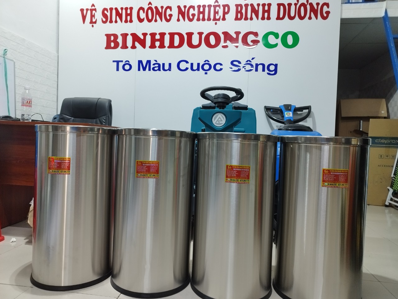 Thùng Rác Inox Bình Dương