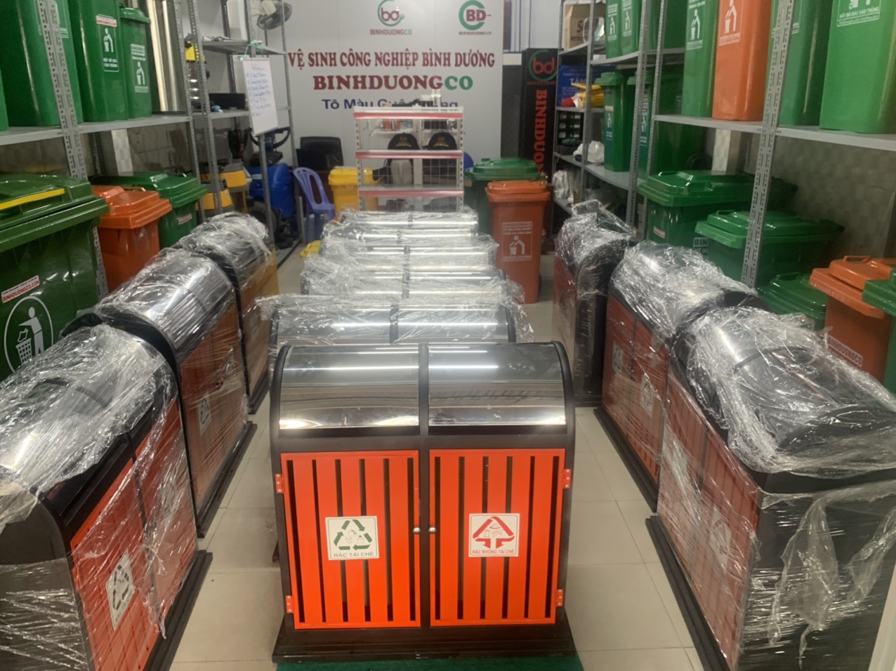 Thùng Rác Inox Bình Dương