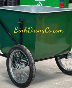 Xe Thu Gom Rác Bằng Tôn 500 Lít